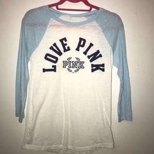 PINK baseball tee